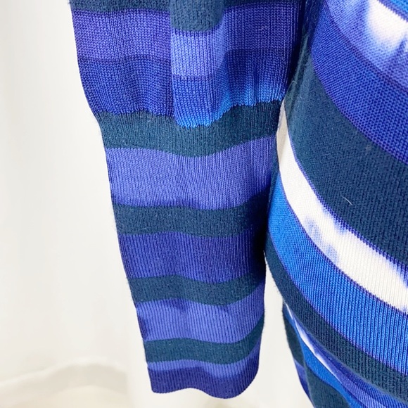 Karen Millen Drape Front Knit Bodycon Tie Dye - Picture 8 of 14